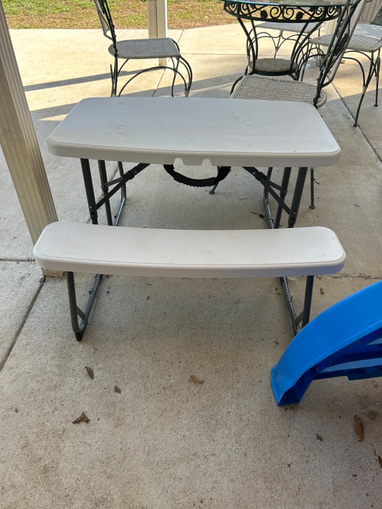 Stansport Compact Kids Picnic Table (G-940), White customer photo 2