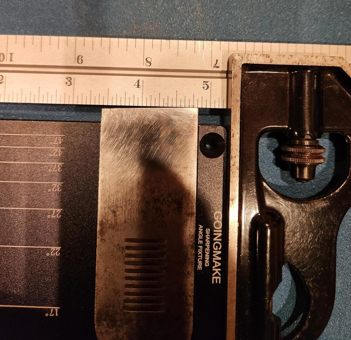 GOINGMAKE Honing Guide System Chisel Sharpening Kit for Woodworking Chisels and Planes 5/32
