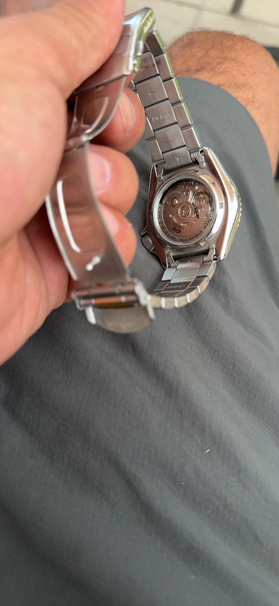 SEIKO SRPK22,Men Sport,GMT,Mechanical,Automatic,Stainless,Two Tone,Charcoal Dial,100m WR customer photo 1