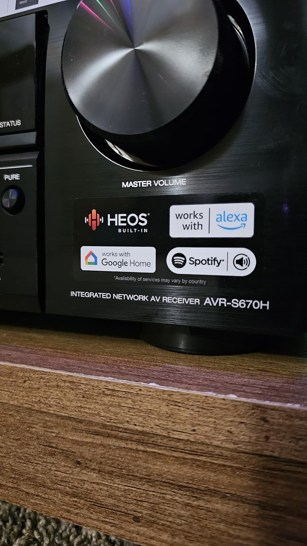 Denon AVR-S670H 5.2 Ch Home Theater Receiver, 8K UHD HDMI Receiver 75W x 5 customer photo 1