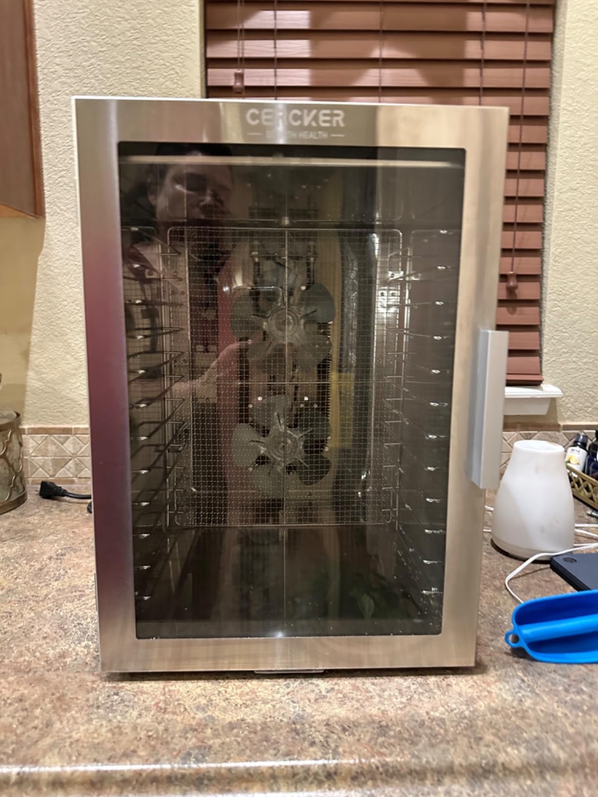 Food-Dehydrator Machine Adjustable Temperature 12 Trays 800W Food Dryer customer photo 1