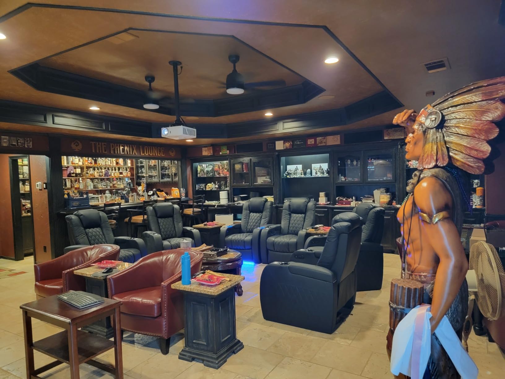 Weilianda Home Theater Seating, Top Grain Leather Movie Theater Chair customer photo 2