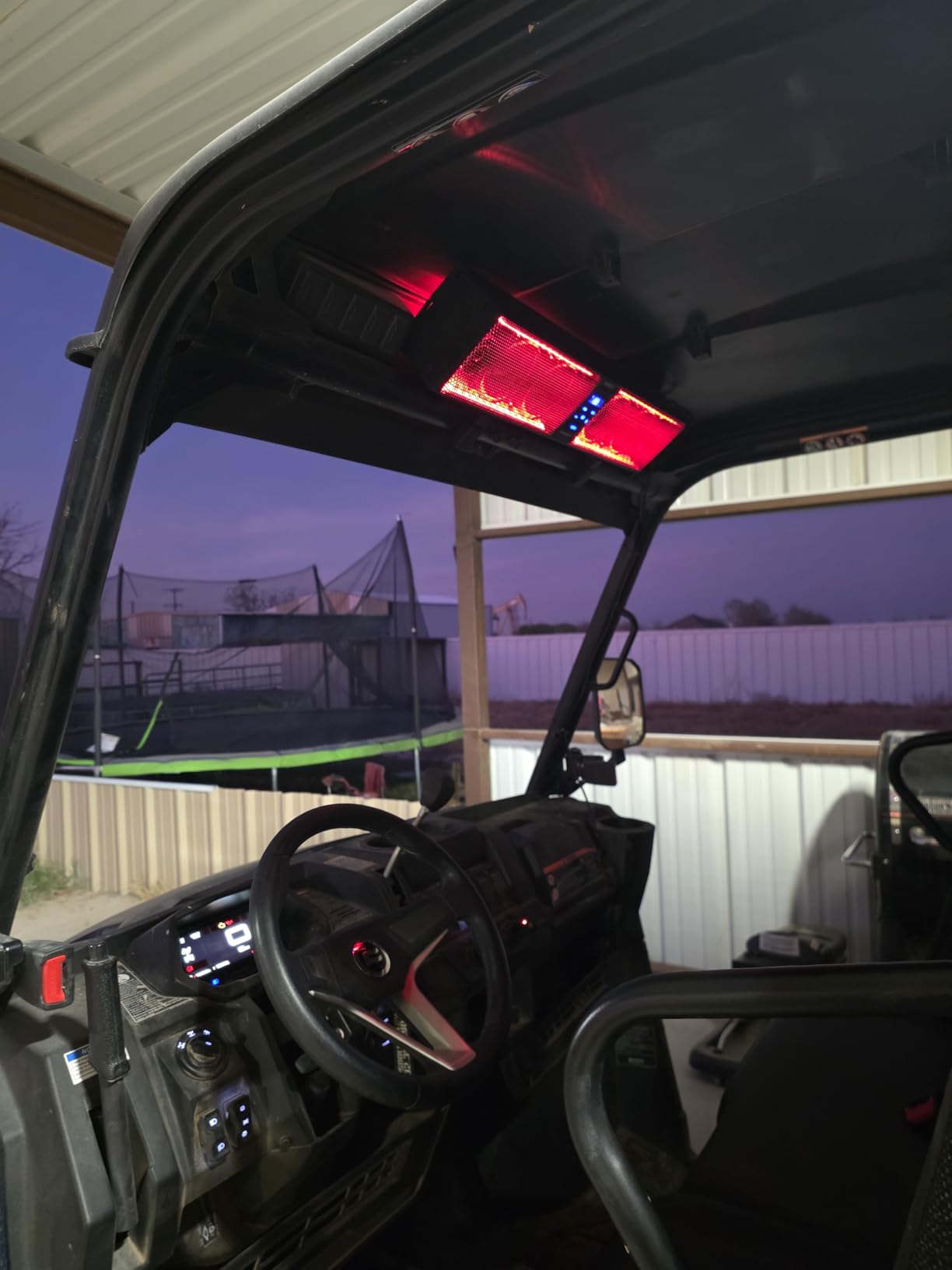 KEMIMOTO 6-Speaker Metal UTV Sound Bar Compatible with RZR Can-Am Golf ATV | 25-inch,IP65 Water Resistant,Fits 1.25-2 inch Roll Bar,Clear Audio SxS Soundbar customer photo 1
