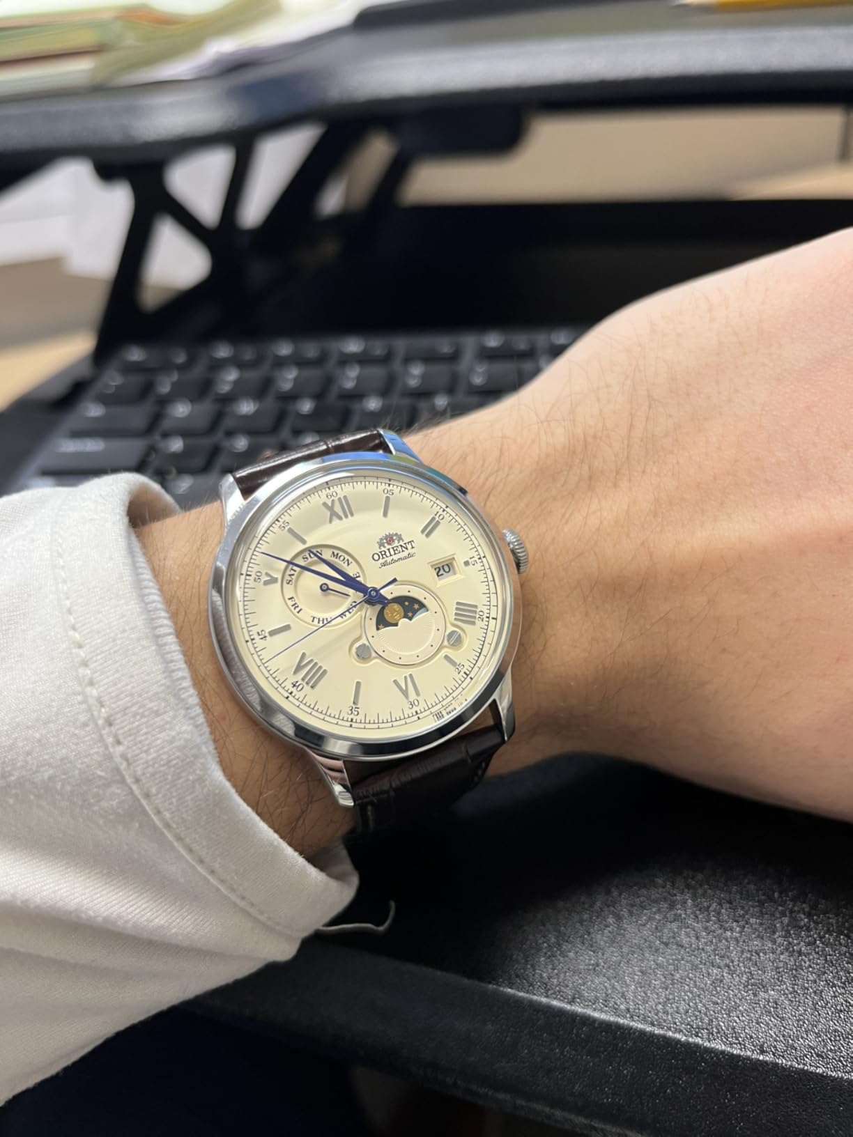 Orient Bambino Sun&Moon Automatic Mechanical Watch customer photo 1