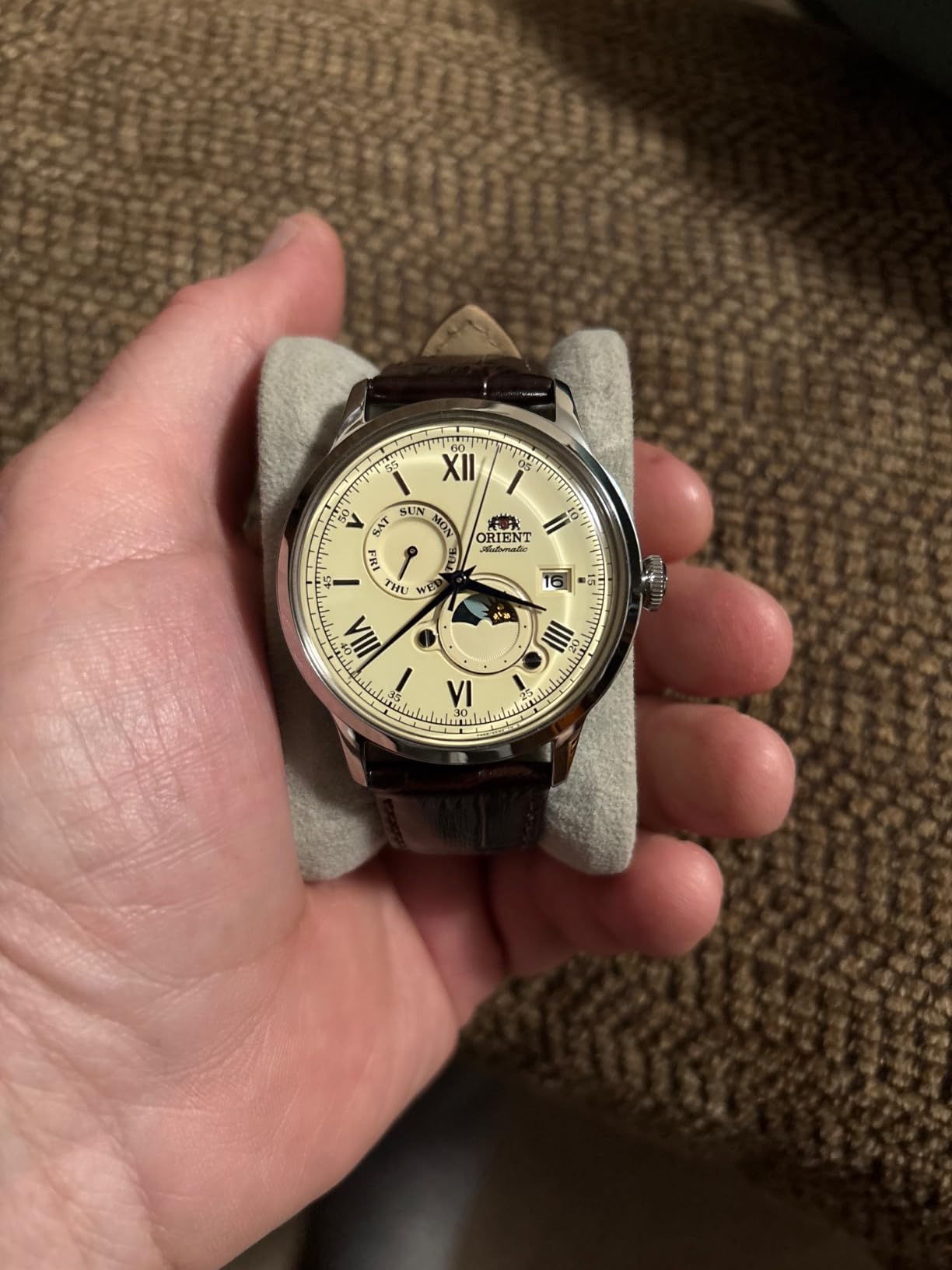Orient Bambino Sun&Moon Automatic Mechanical Watch customer photo 2