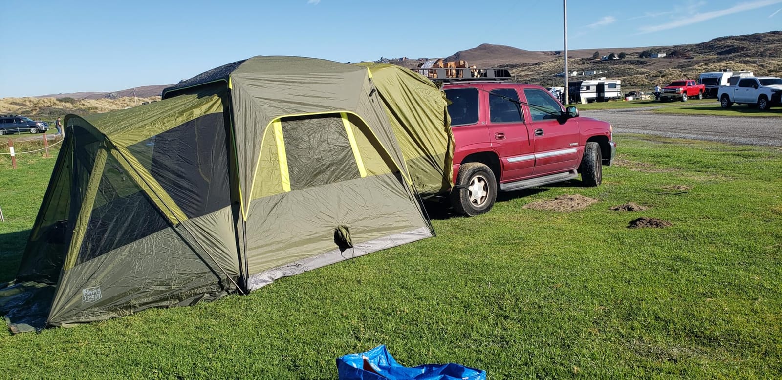 Timber Ridge Truck-Bed-Tents SUV Camping Tent | Weather Resistant and Portable Van or Car Tent, Includes Rainfly and Storage Bag customer photo 2