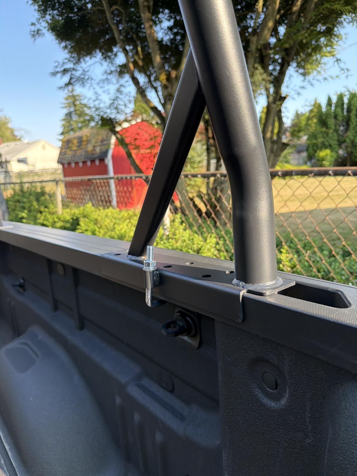 Non-Drilling Steel Truck Rack, Extendable Truck Bed Ladder Rack customer photo 1