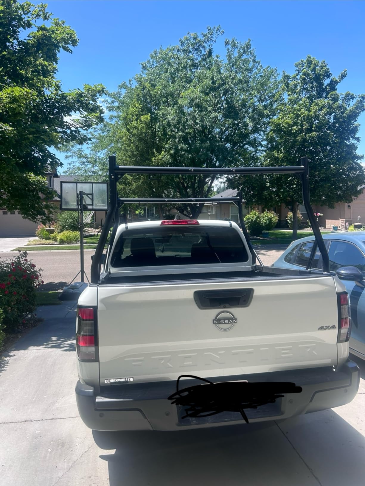 Non-Drilling Steel Truck Rack, Extendable Truck Bed Ladder Rack customer photo 2