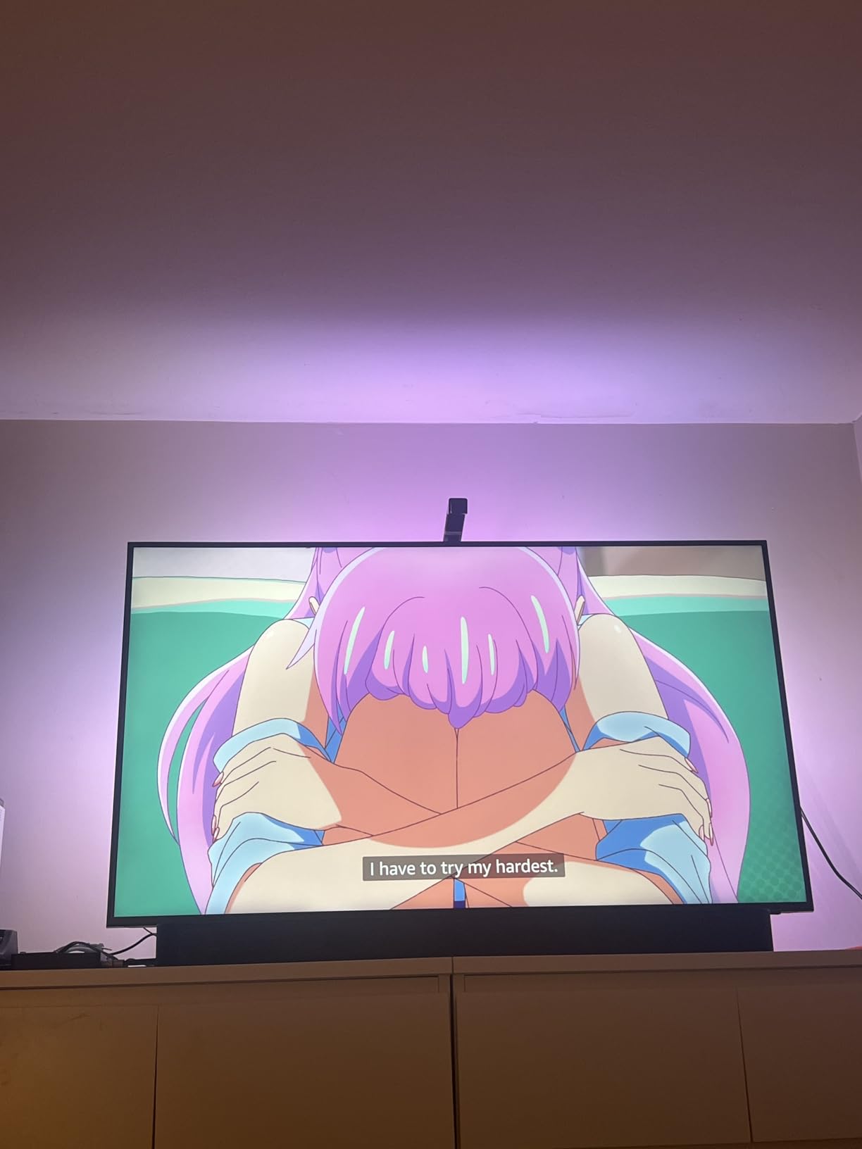 Govee TV Backlight 3 Lite, 11.8ft LED Strip Lights Sync with 55-65 Inch TVs customer photo 1