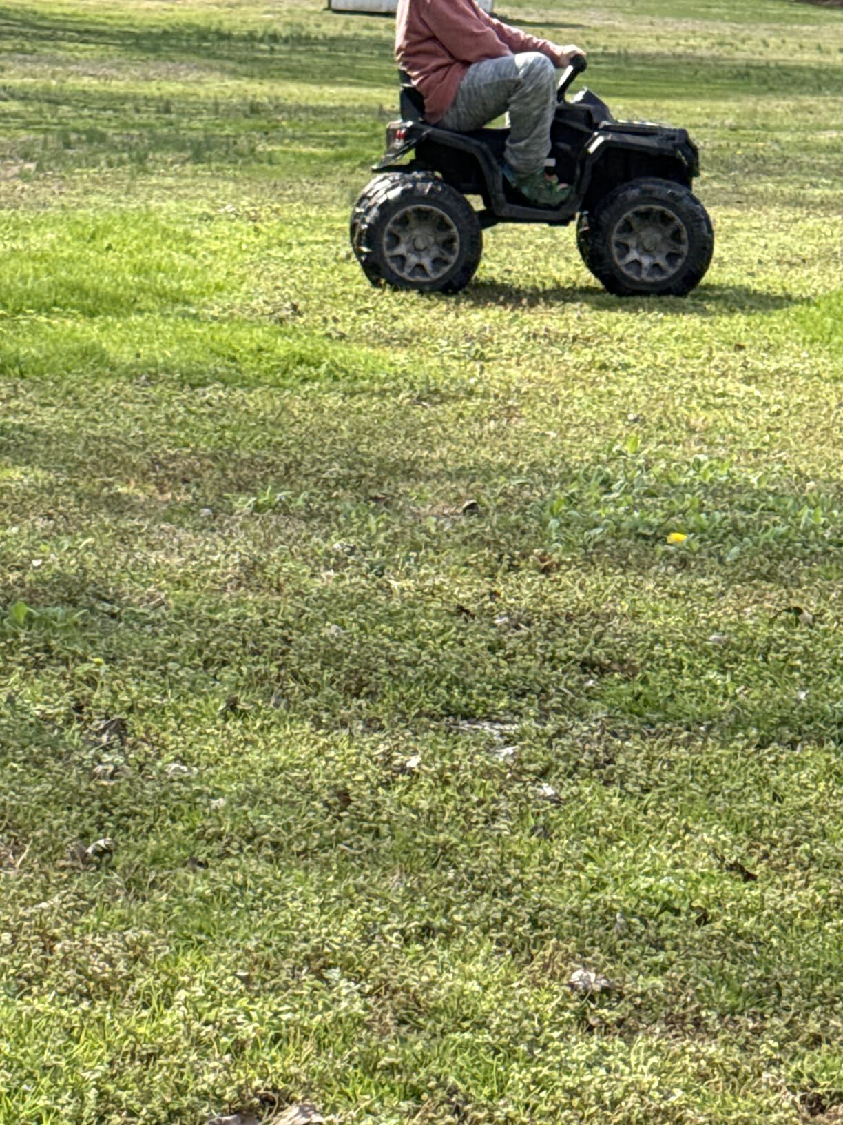 Best Choice Products 12V Kids Ride-On Electric ATV, 4-Wheeler Quad Car Toy w/Bluetooth Audio, 3.7mph Max Speed, Treaded Tires, LED Headlights, Radio - Blue customer photo 2