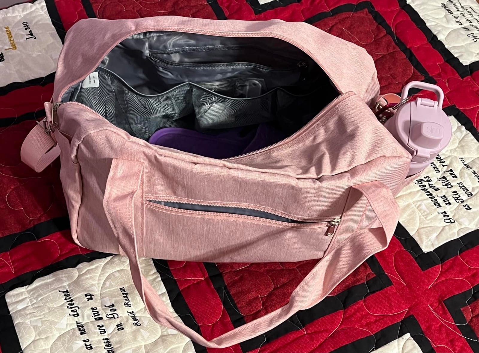 Narwey Carry on Duffle Bag Underseat for Airplane, Personal Item Travel Bag customer photo 2