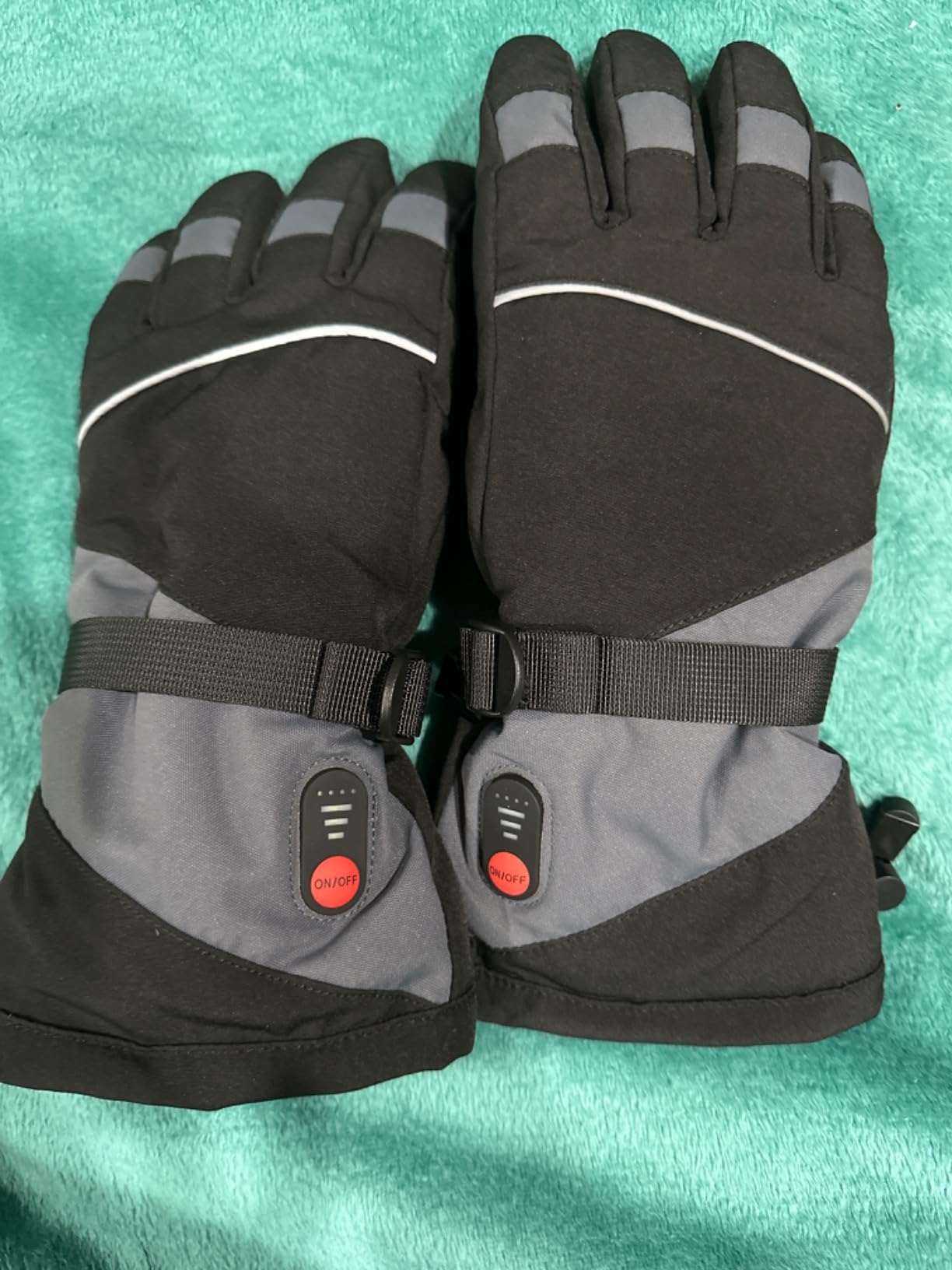 Rechargeable Heated Gloves for Men Women,7.4V Fast Heating Glove Liners, Hand Warmers Arthritis Heater Cold Winter Gloves, Snowmobile Camping Cycling Skiing Hiking Working customer photo 1