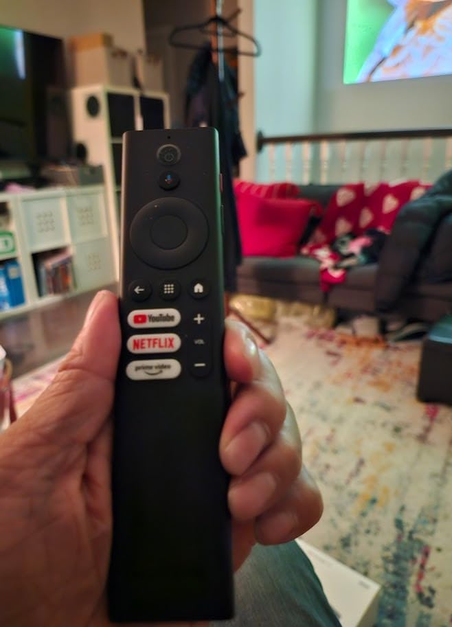 Dangbei Atom Portable Laser Projector, Google TV with Official Netflix, 1200 ISO Lumens, 180