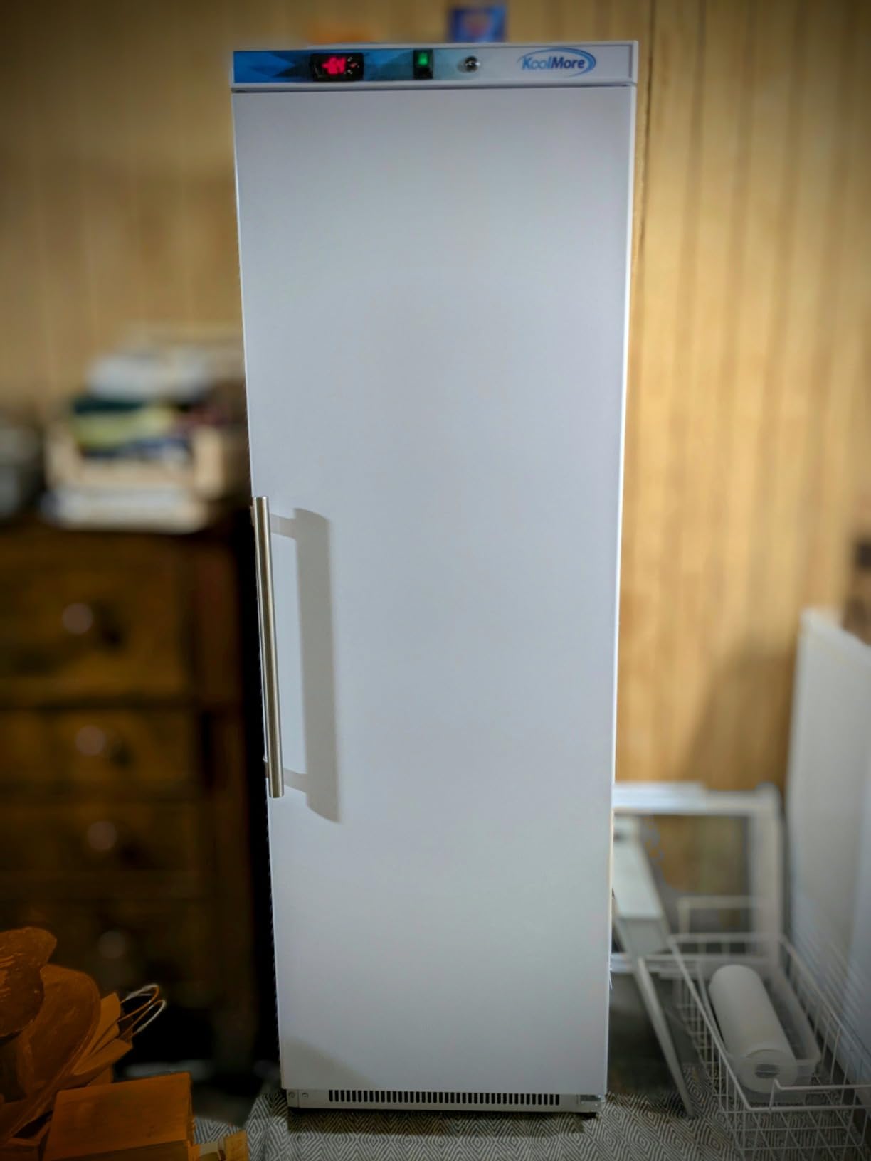 KoolMore 21 Cu. ft. Commercial Reach-in Freezer in White Manual Defrost (KM-FMD20WH) customer photo 2