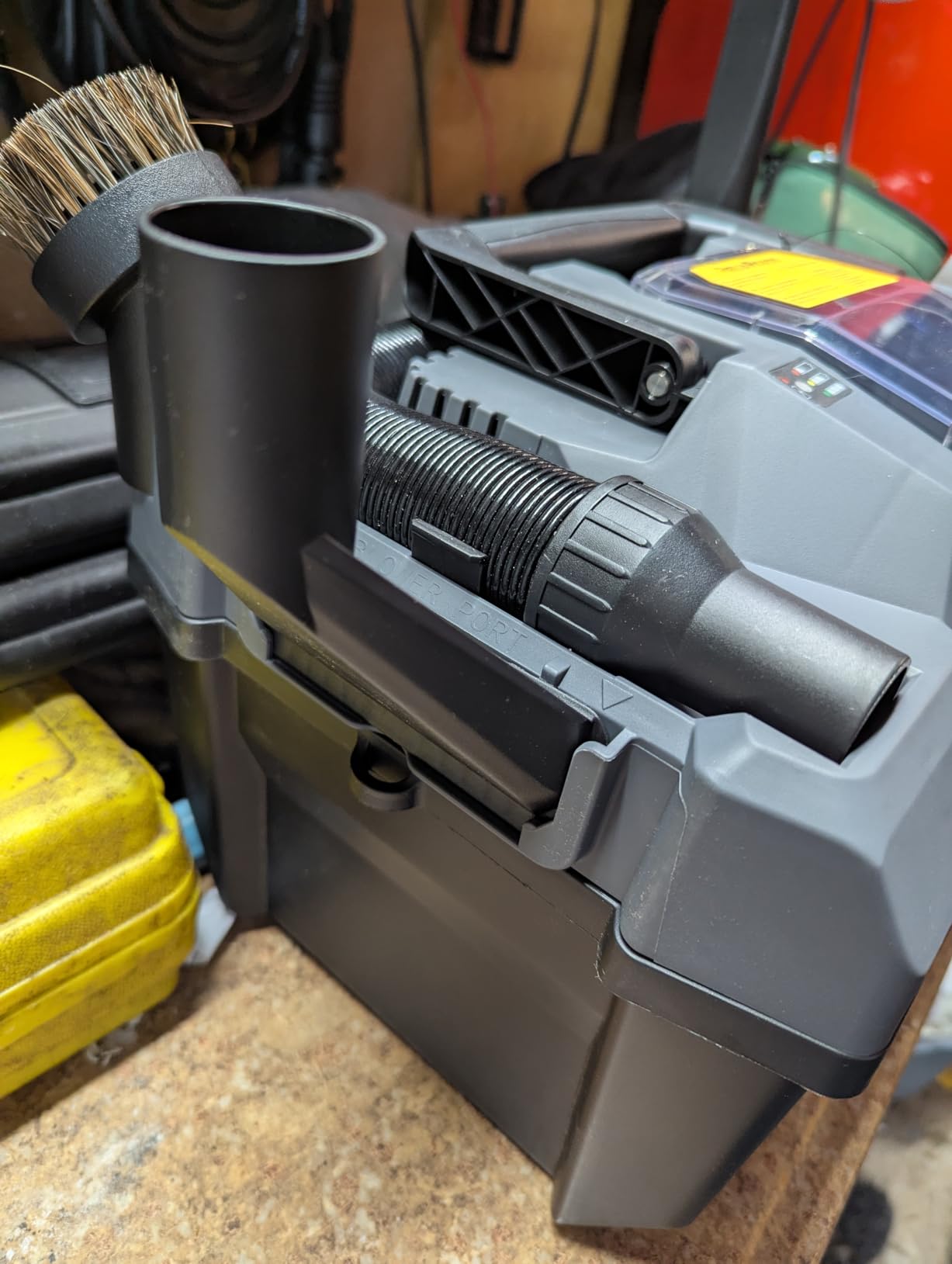 20V Cordless Vacuum Cleaner-Wet/Dry Shop Vac,2.6 Gallon Capacity,Compatible with DeWALT Batteries (Bare Tool - No Battery & No Charger),Ideal for Cleaning Car,Home Spaces,and Workshops RCSV-20 customer photo 1