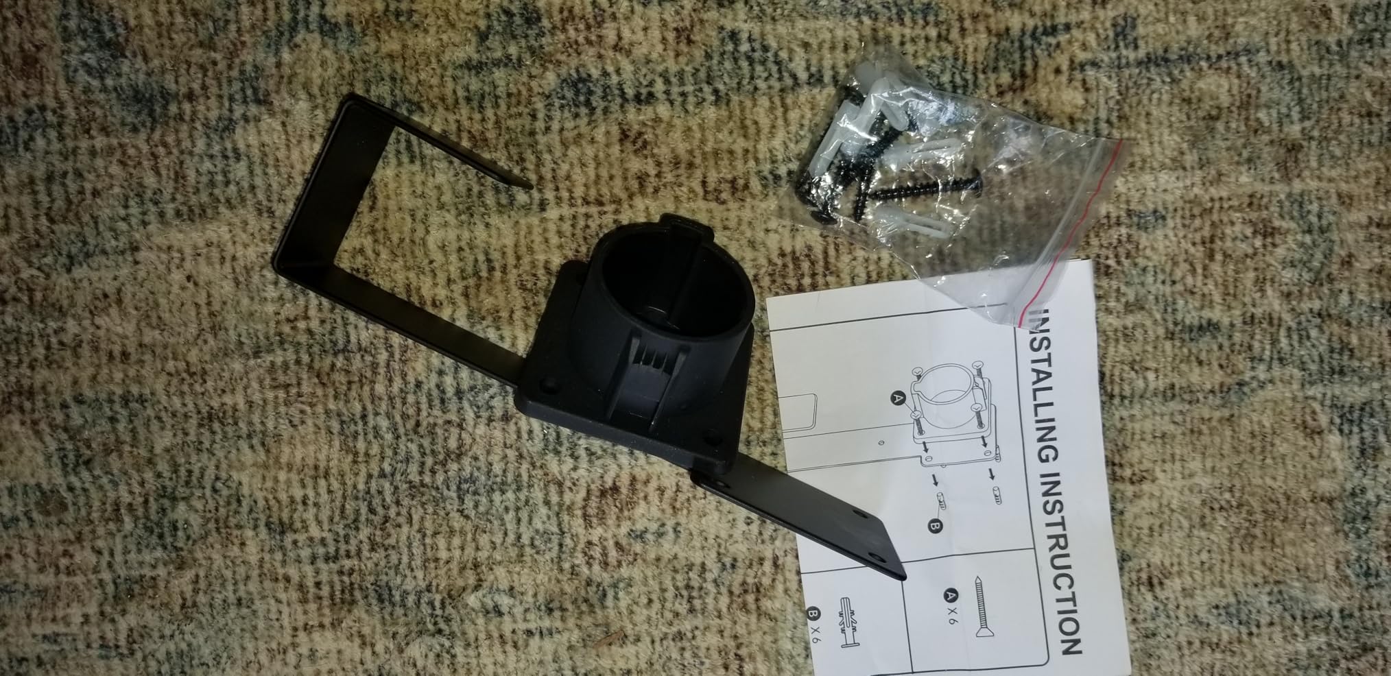 EV Charger Holder-J1772 Connector, Nozzle Holster Dock and J-Hook Combination, EV Cable Holder Wall-Mount Electric Vehicle Charger customer photo 2