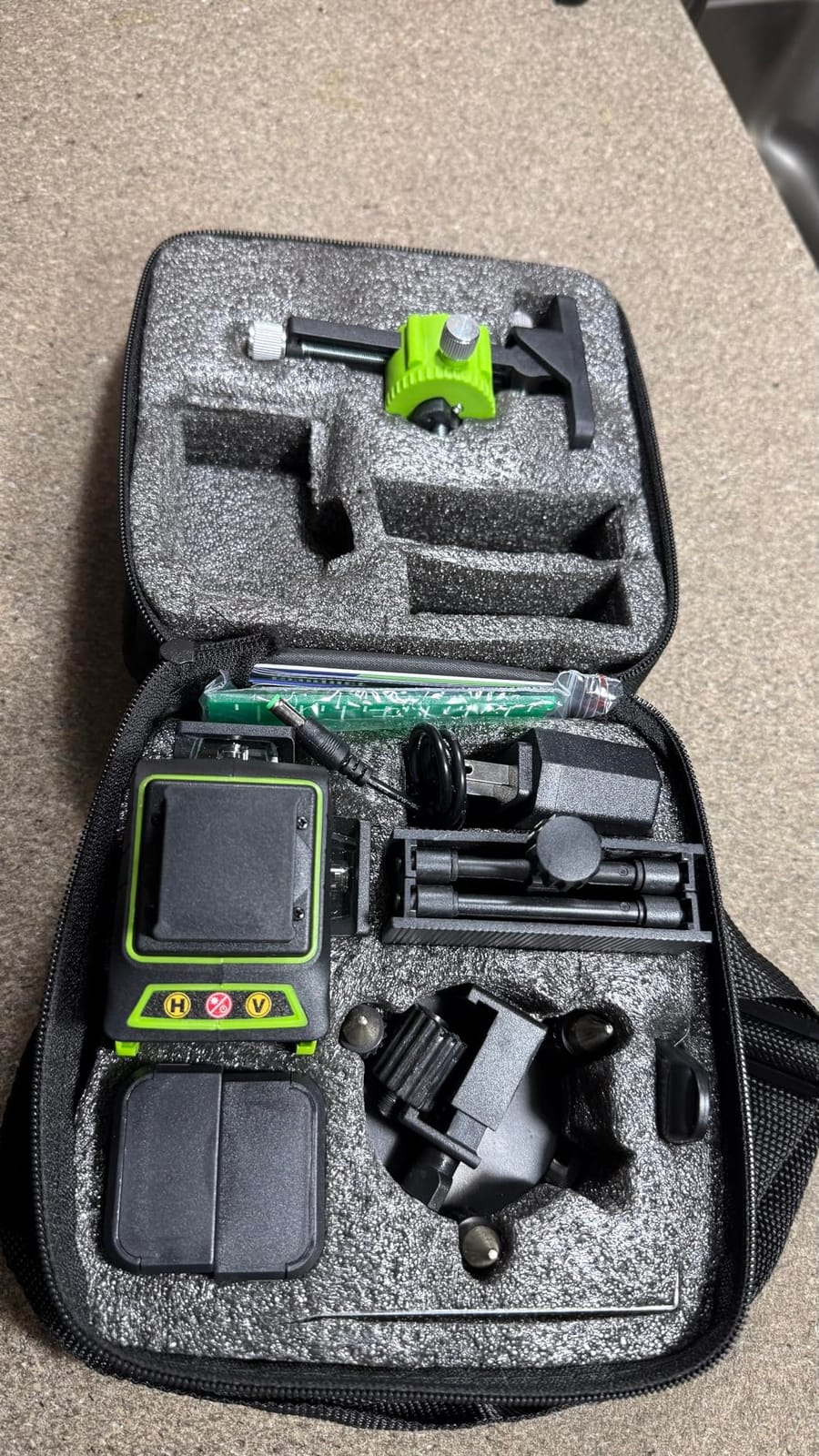 16 Line Laser Level 360 Self Leveling,4D 4x360° Green lazer Leveler Tool customer photo 2