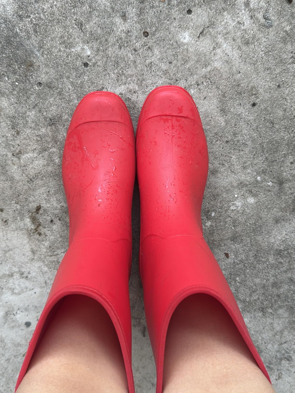 HISEA Women Rubber Boots Wide Calf Rain Boots customer photo 1