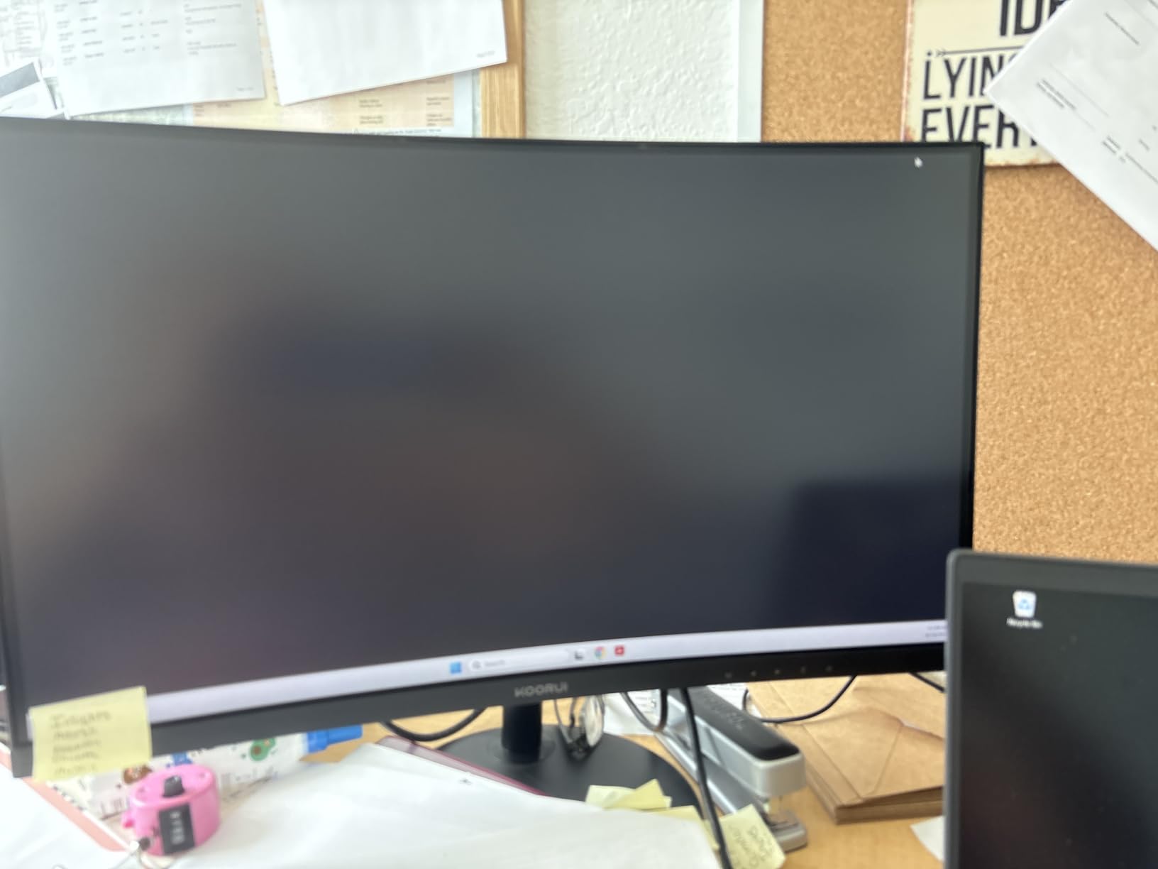 KOORUI 24 inch Curved Computer Monitor, FHD 100Hz VA 1500R PC Screen customer photo 2
