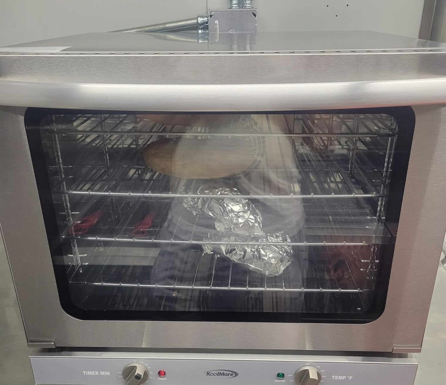 KoolMore 23 in. Commercial Countertop Convection Oven for Half-Size Pans with 4 Racks 1600W of Power in Stainless-Steel, ETL Listed for Safety and Sanitation (KM-CTCO-15) customer photo 2