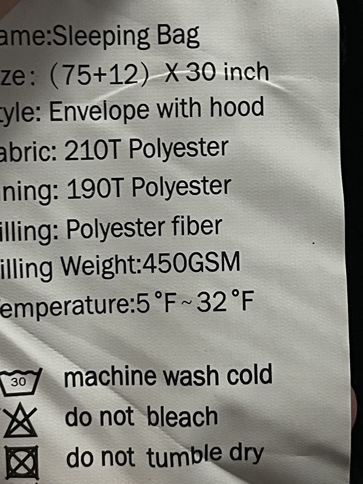 0 Degree Winter Sleeping Bags for Adults, Cold Weather Camping customer photo 1