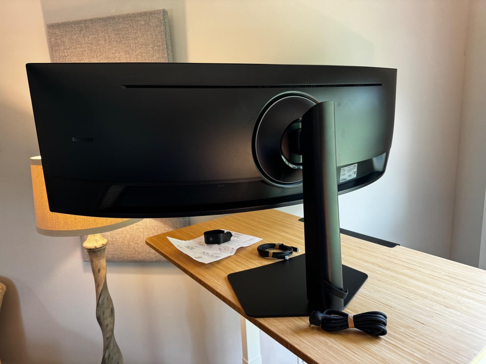 Samsung 49” Business Curved Ultrawide Dual QHD Computer Monitor, USB-C, DisplayPort, HDMI, 120Hz, VESA DisplayHDR 400, Built-in Speakers, Height Adjustable Stand, Eye Care, LS49C954UANXZA, 2024 | USB-C, DisplayPort, HDMI, 120Hz, VESA DisplayHDR 400, Built-in Speakers, Height Adjustable Stand, Eye Care, LS49C954UANXZA customer photo 1