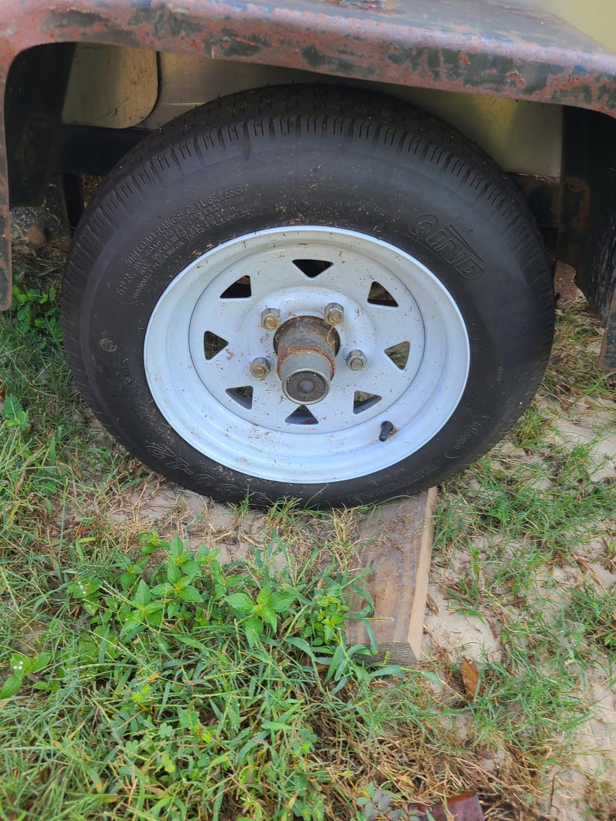 Trailer Tires Rims ST175/80D13 175 80 13 Tire, 5 Lug on 4.5
