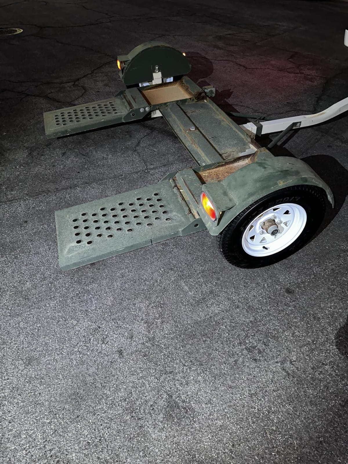 Trailer Tires Rims ST175/80D13 175 80 13 Tire, 5 Lug on 4.5