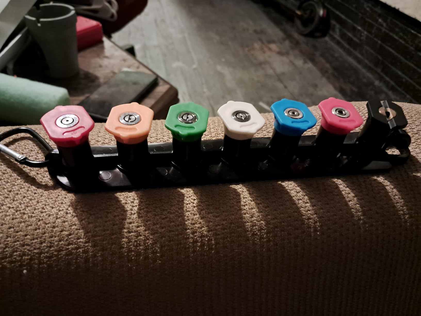 Hourleey Pressure Washer Tips, Pressure Washer Nozzle Tip with Holder, 7 Nozzle Tips, 1/4 Inch Quick Connect, 4000 PSI customer photo 2