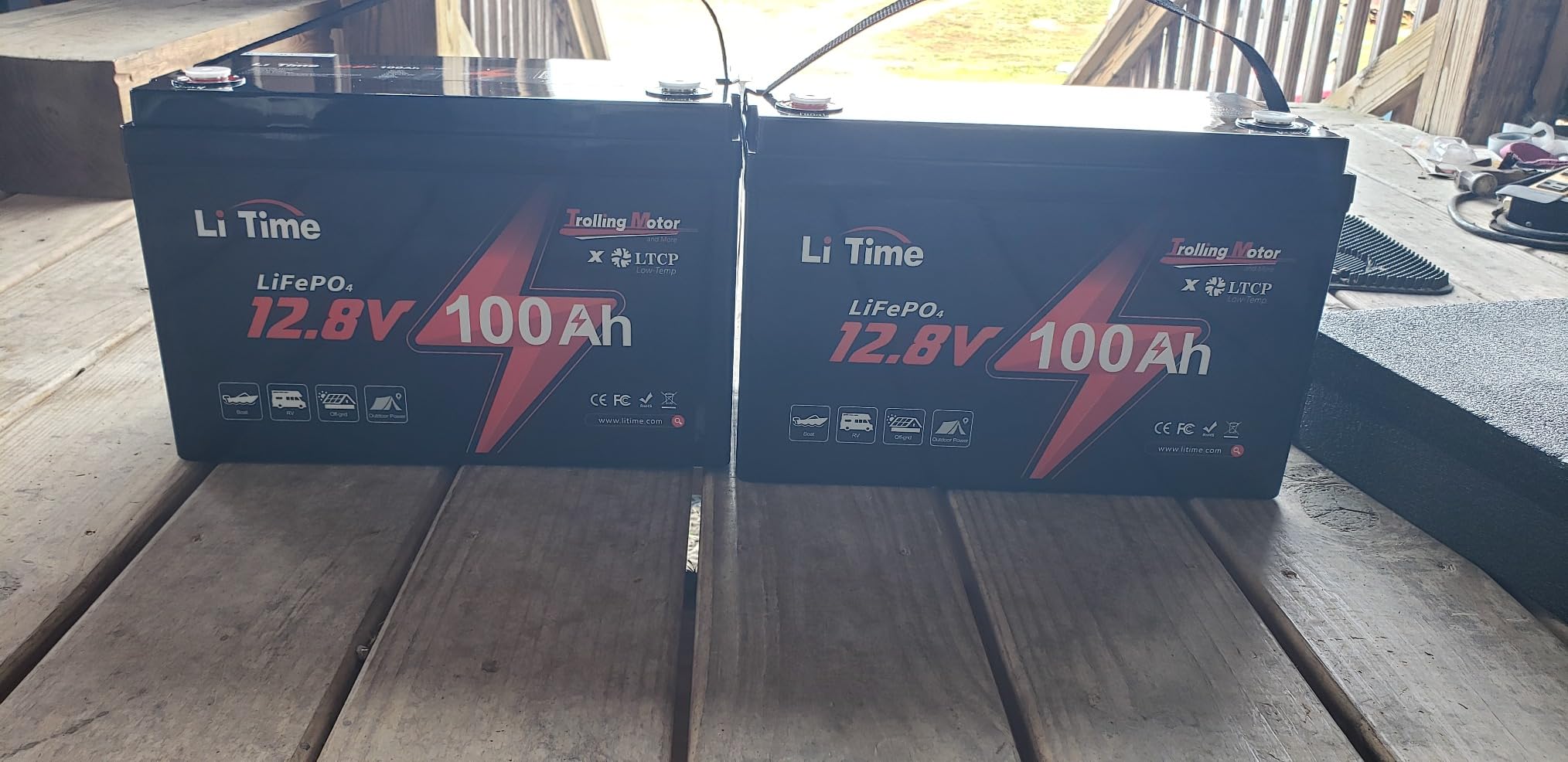 Litime 12V 100Ah Trolling Motor LiFePO4 Battery for Marine, Boat, RV, Yacht | Group 31, 100A BMS, Max. 15000 Cycles, Low Temp Protection, IP65 Waterproof, Max 4P4S, 1280Wh Energy, EV-Grade Cells customer photo 1