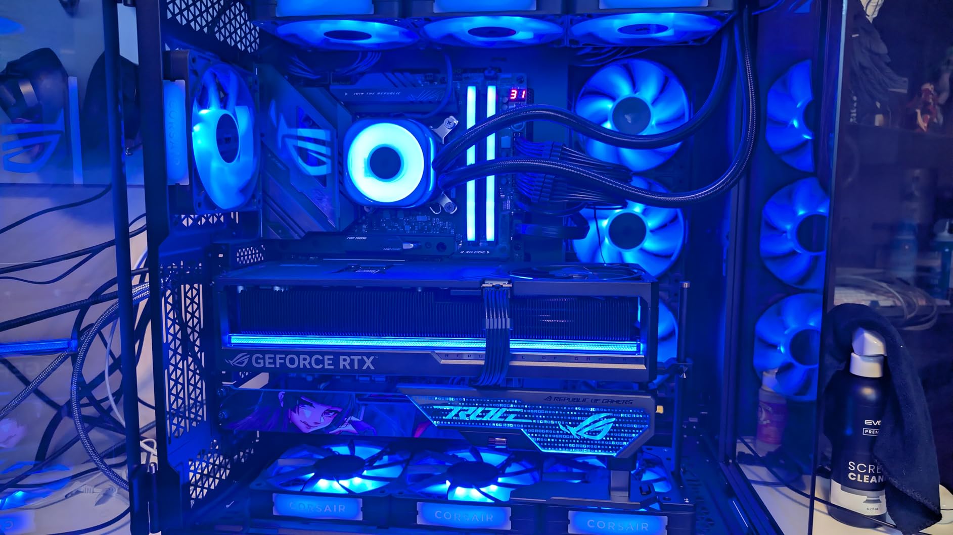 CORSAIR iCUE Link RX120 RGB 120mm PWM Fan - Magnetic Dome Bearing - Single Fan - Black customer photo 1