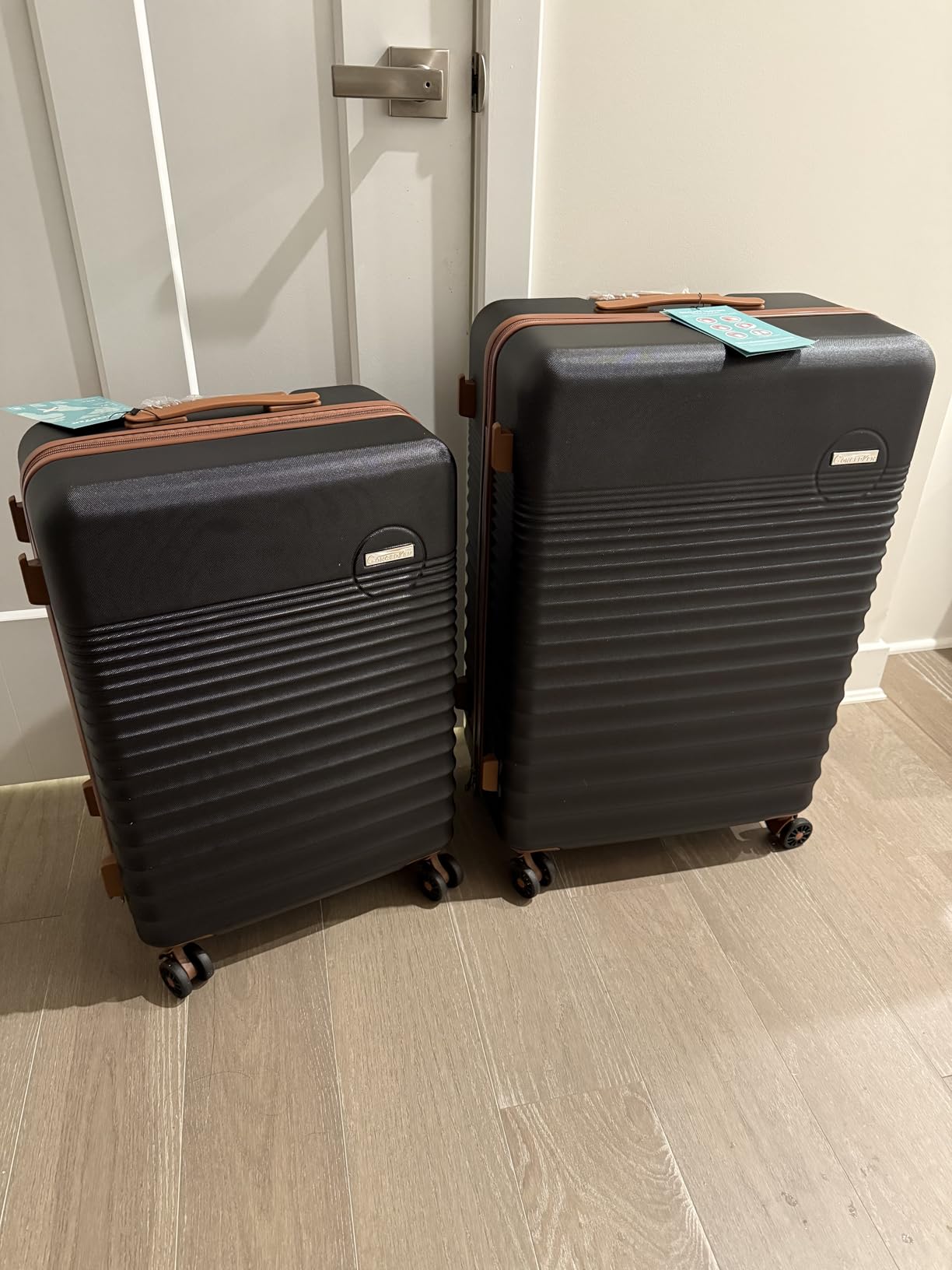 CONCEPTEN Luggage Sets 5 Piece, ABS+PC Hardshell Suitcases with Wheels customer photo 2