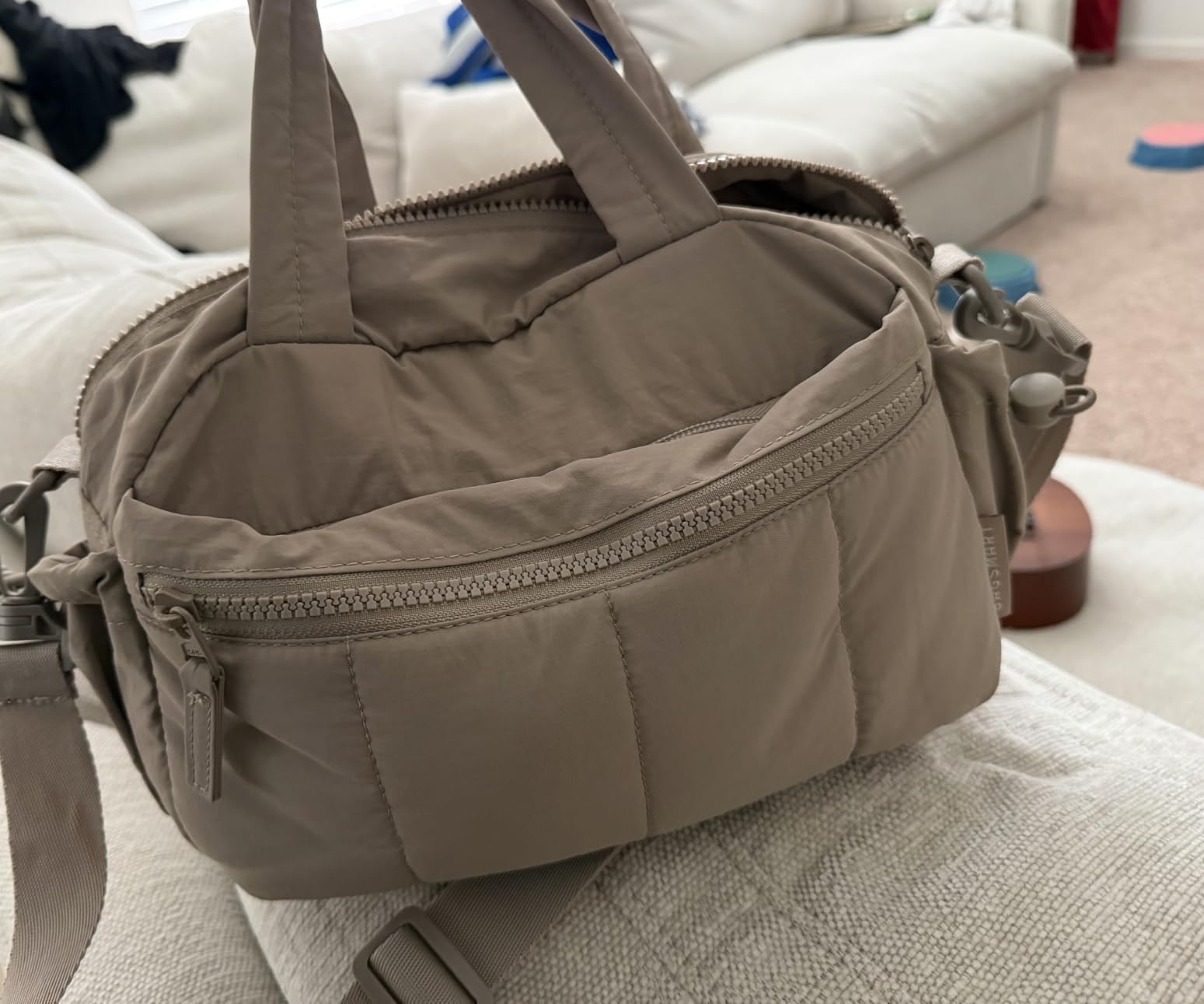 BAGSMART Duffle Bag for Travel, Gym Bag for Women, Weekender Carry on customer photo 2