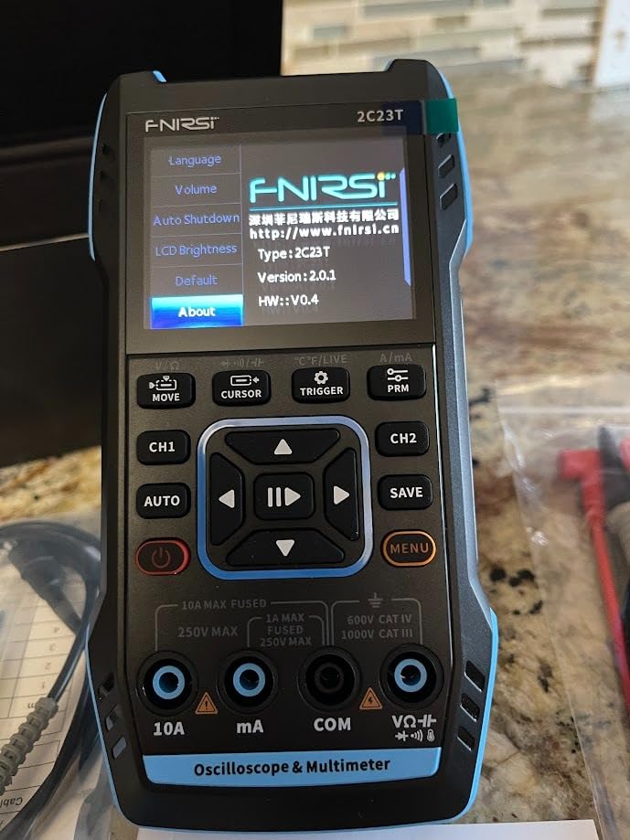 FNIRSI 2C23T Plus 3-in-1 10MHz Oscilloscope Multimeter DDS Signal Generator customer photo 2