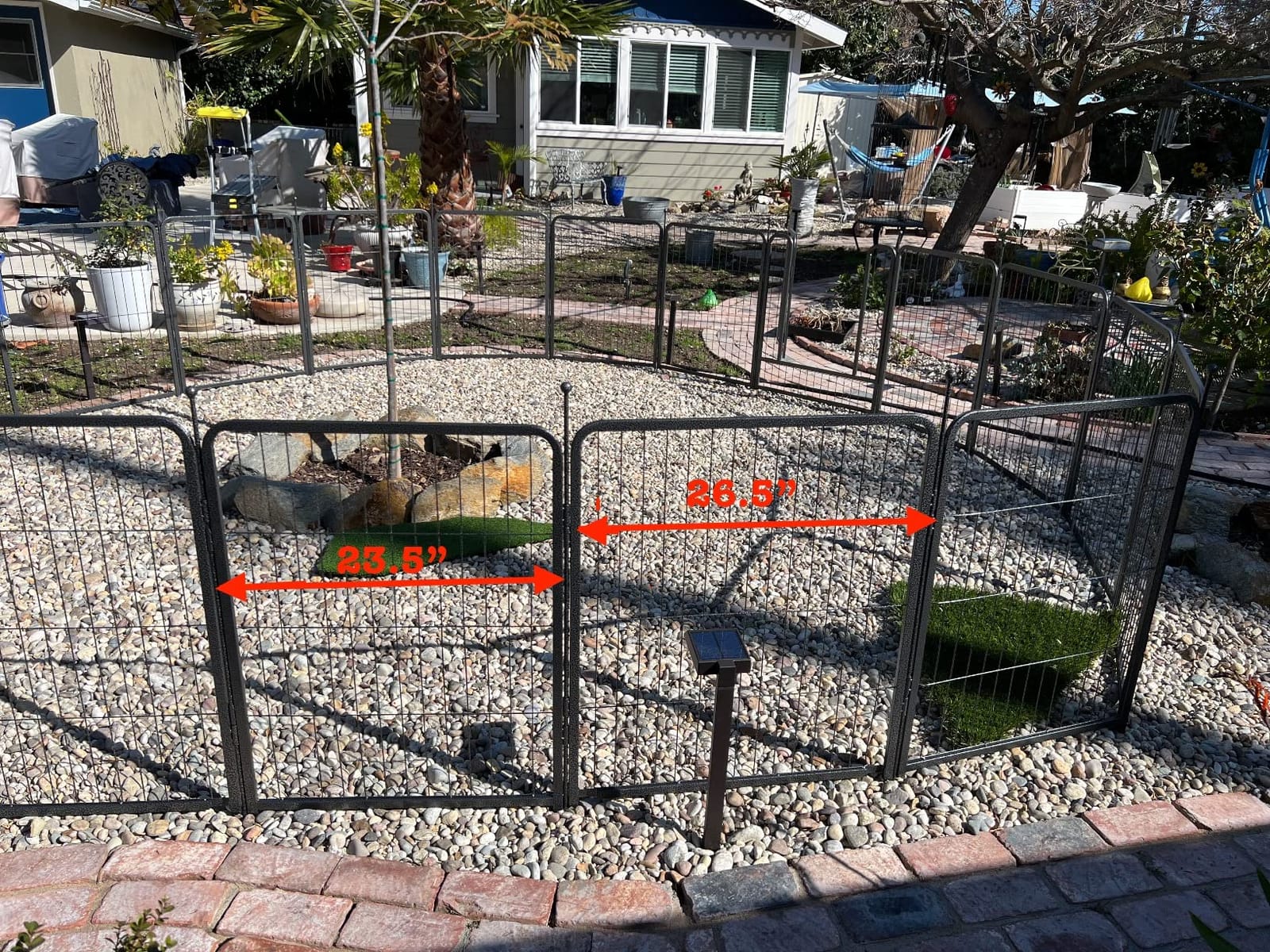 Musen Dog Playpen Outdoor, 16 Panels Dog Pen 40