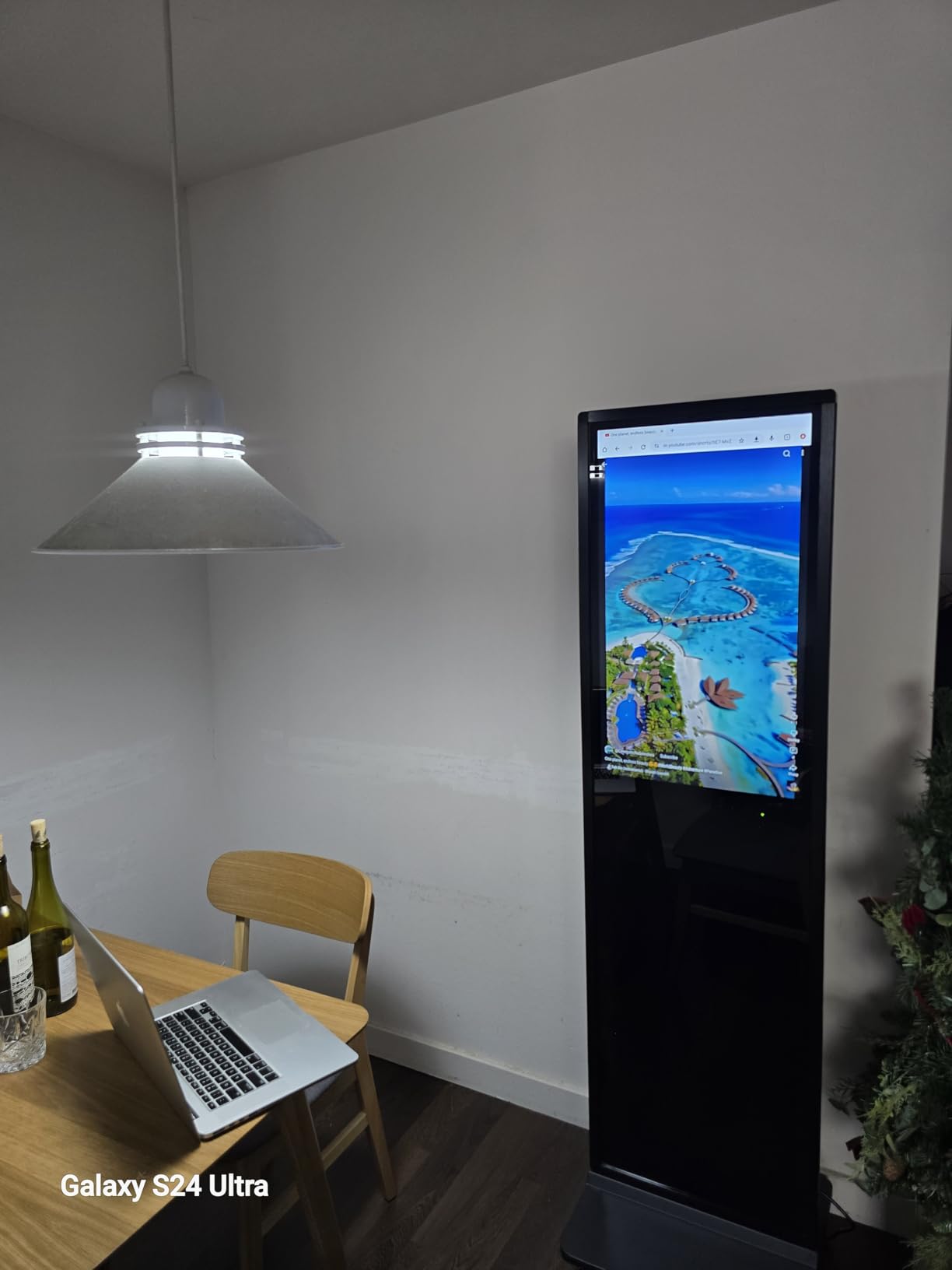 MWE 65 Inch 4K Touchscreen Kiosk, Indoor Floor Standing Digital Signage Displays, Advertising Display LCD Kiosk, Interactive Display Poster Android System with Auto Media Player, HDMI/USB/WIFI customer photo 1