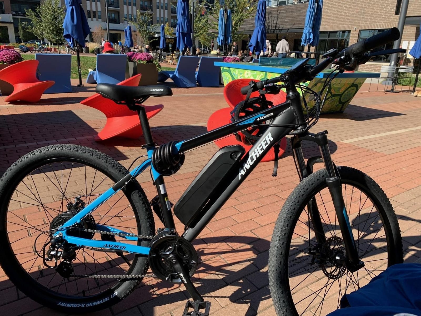 ANCHEER Electric Bike for Adults, Peak 750W Ebike, 3 Hours Fast Charge, 60 Miles Electric Bicycle with 48V/499Wh Battery, 27.5 '' Hummmer Electric Mountain Bike with LCD Display, 21 Speed customer photo 2