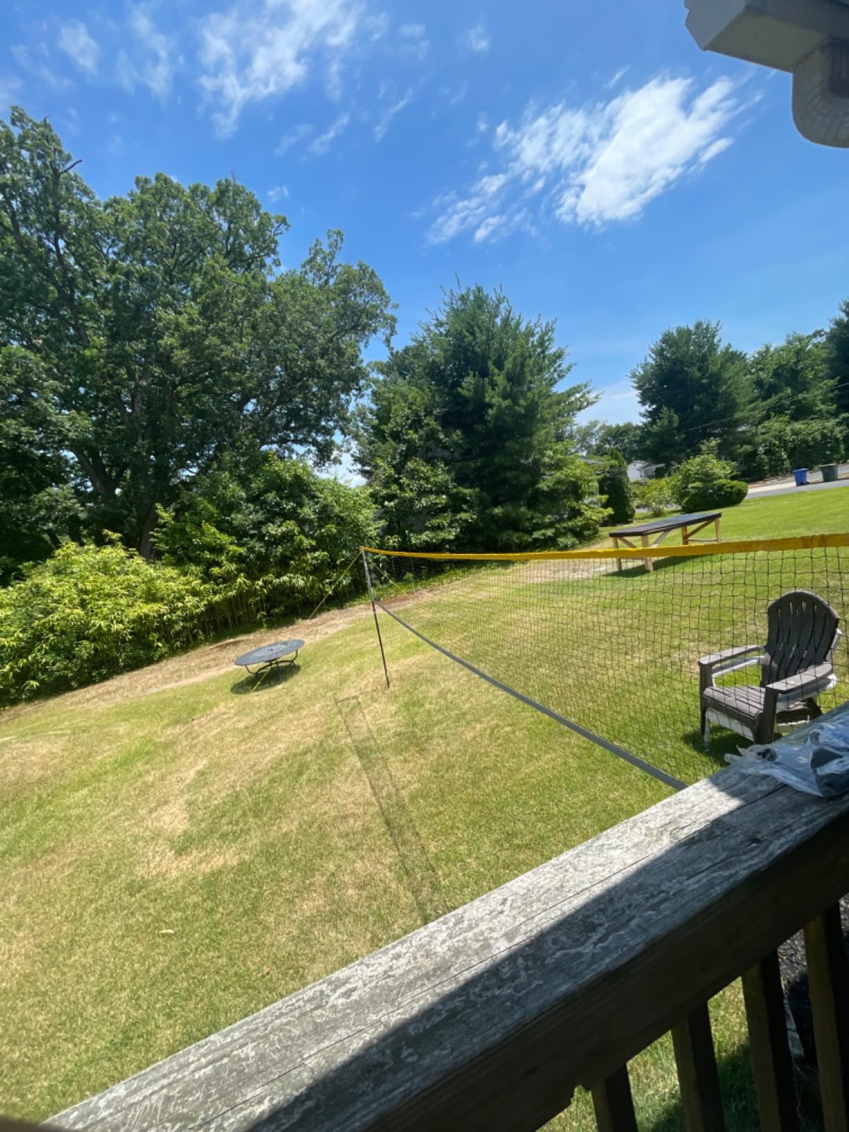 Outdoor Badminton Net Set with Anti-Sag Winch System - 20ft Badminton Net, 4 Rackets, 3 Shuttlecocks & Carry Bag, Badminton Set for Backyard, Grass, Beach, Holiday Games customer photo 1