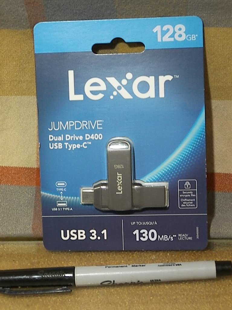 Lexar 512GB JumpDrive D400 Dual Flash Drive, 170MB/s Read, USB-C/A, USB 3.2 customer photo 2