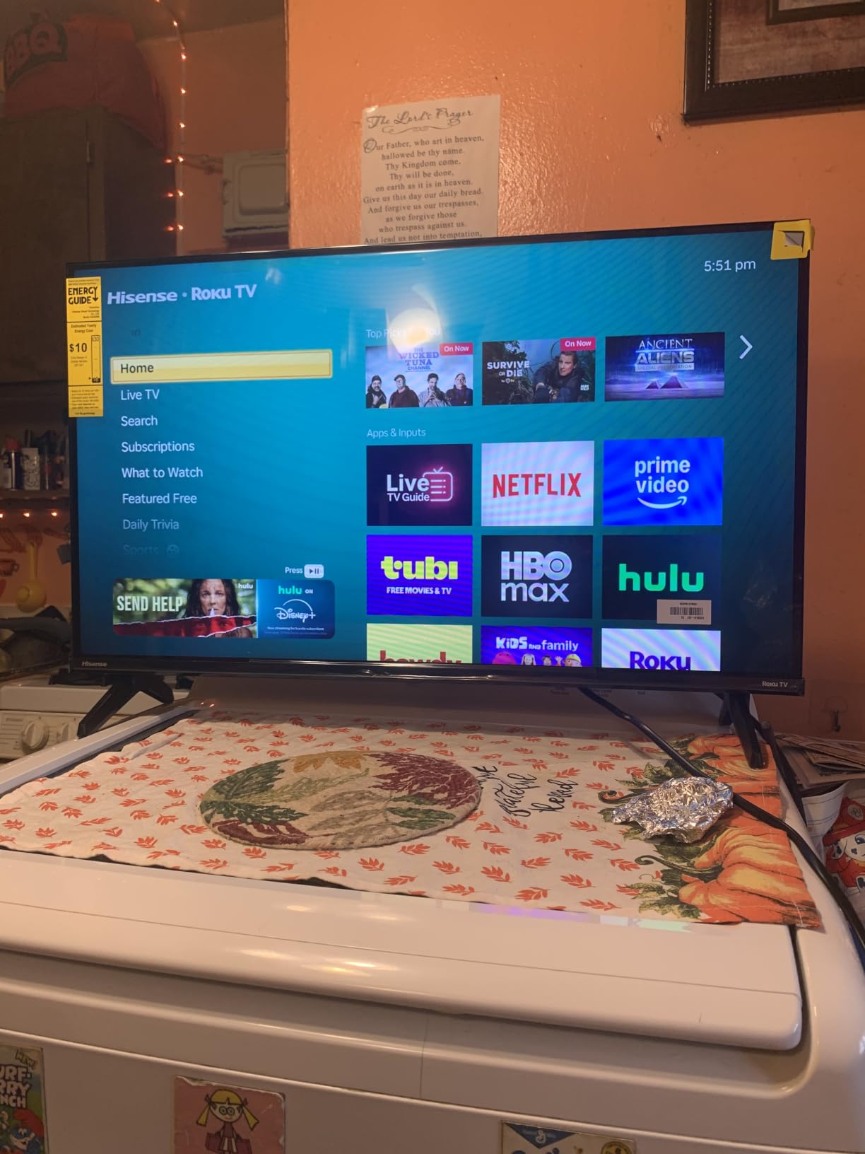 Hisense 43-Inch Class A4 Series FHD 1080p Smart Roku TV with Alexa Compatibility (43A4NR) - Dolby Audio, Slim Bezel Design, Google Assistant customer photo 2