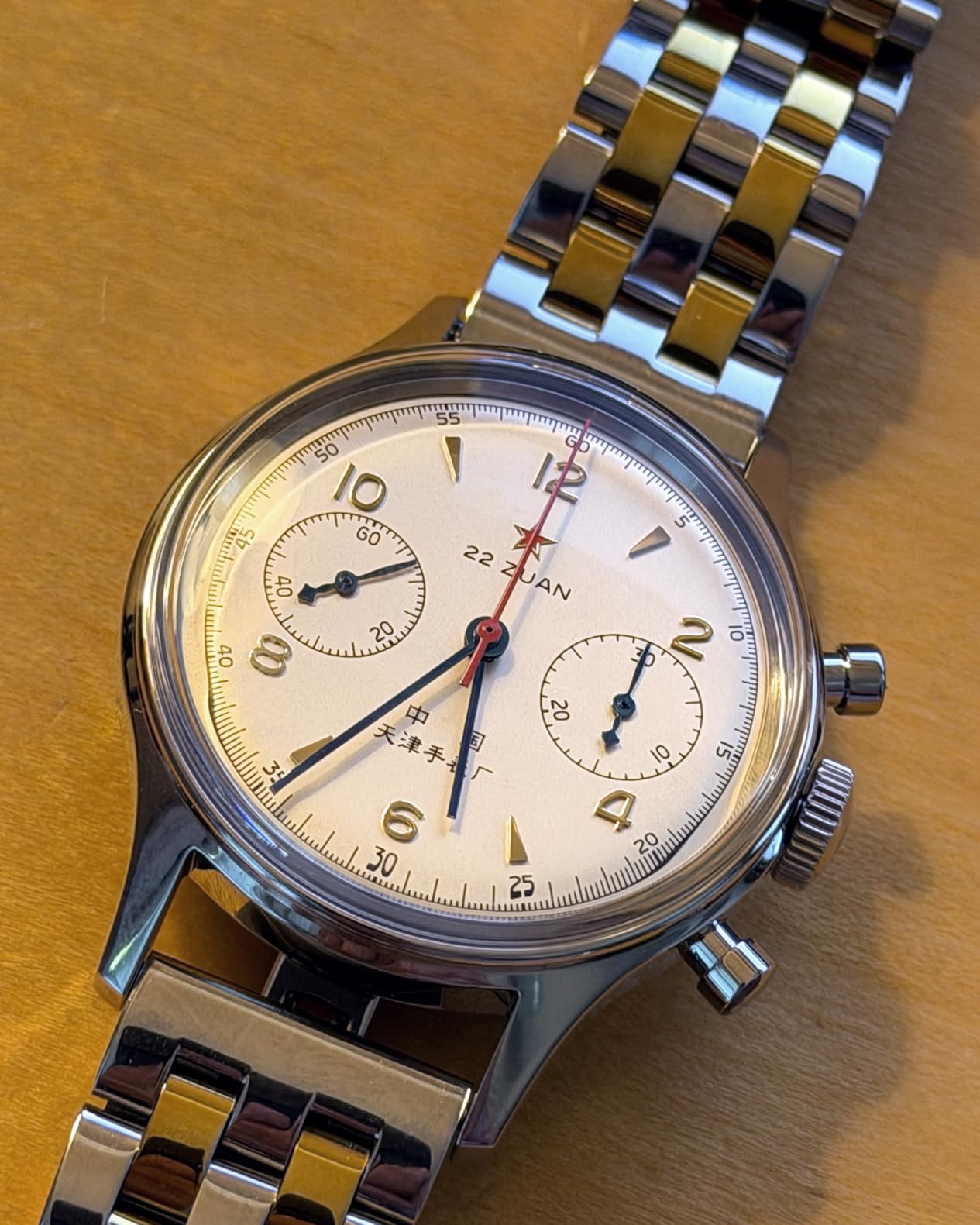 SEA-GULL Men's Mechanical Wristwatch, Seagull 1963 Aviation Chronograph Pilot Mechanical Watch, Manual Winding, GD 1963 International Edition, ST1901 customer photo 1