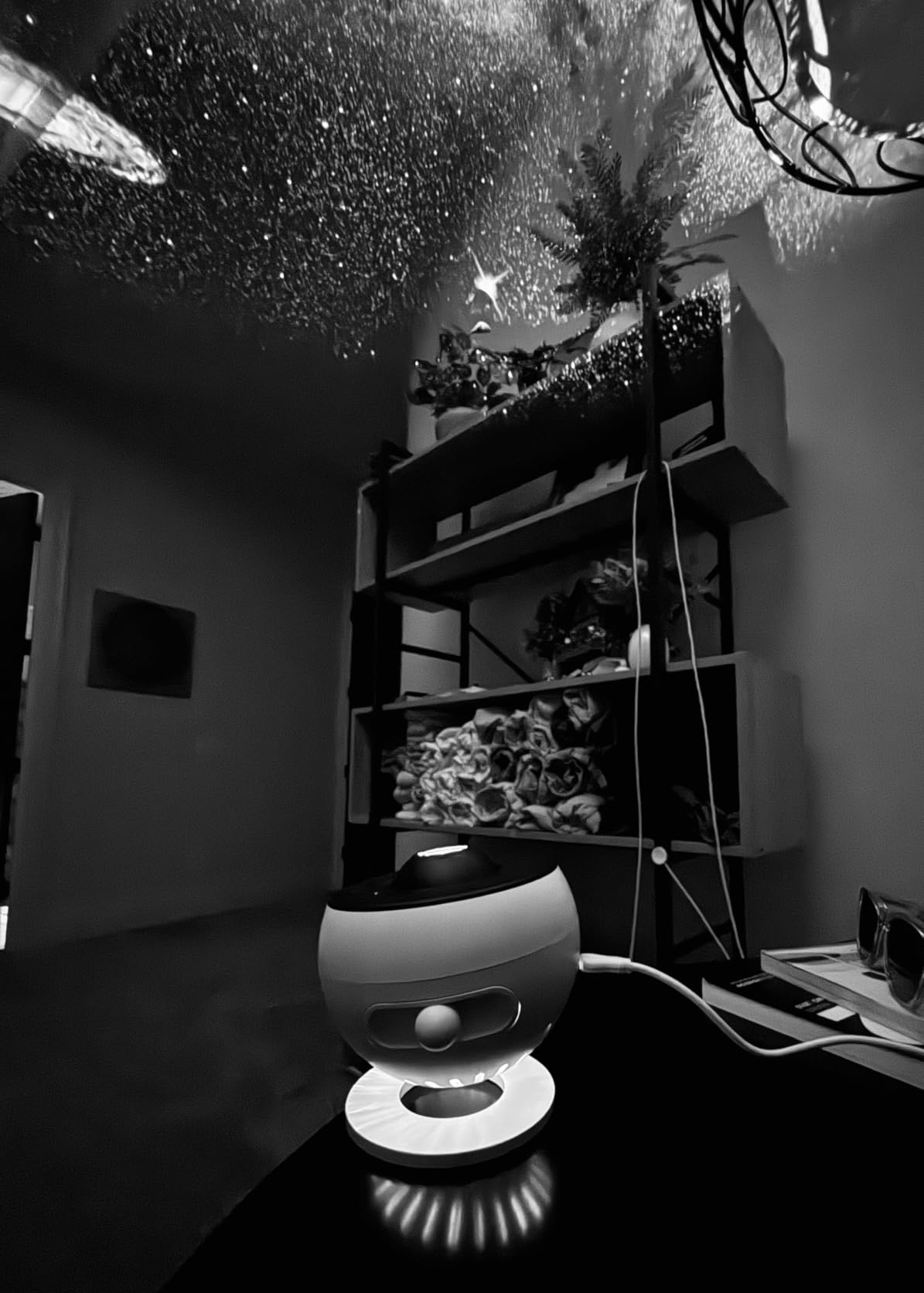 Galaxy Projector Night Light, 13-in-1 Star Projector for Bedroom, White customer photo 2