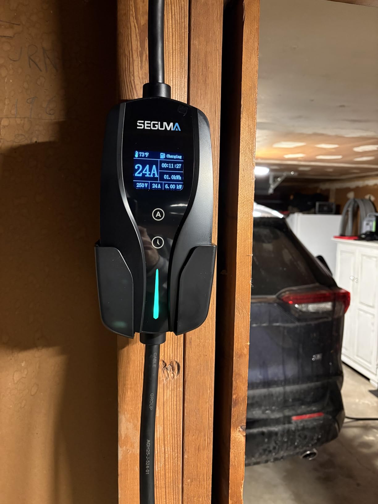 SEGUMA Level 2 EV Charger, 40A ETL Certified for J1772 BEVs/PHEVs, 25FT customer photo 2