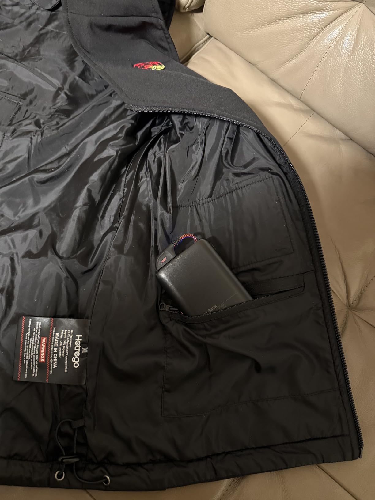 Heated Vest For Men with Battery Pack, Electric Heated Jacket, Smart Controller with Light-Out Design customer photo 1
