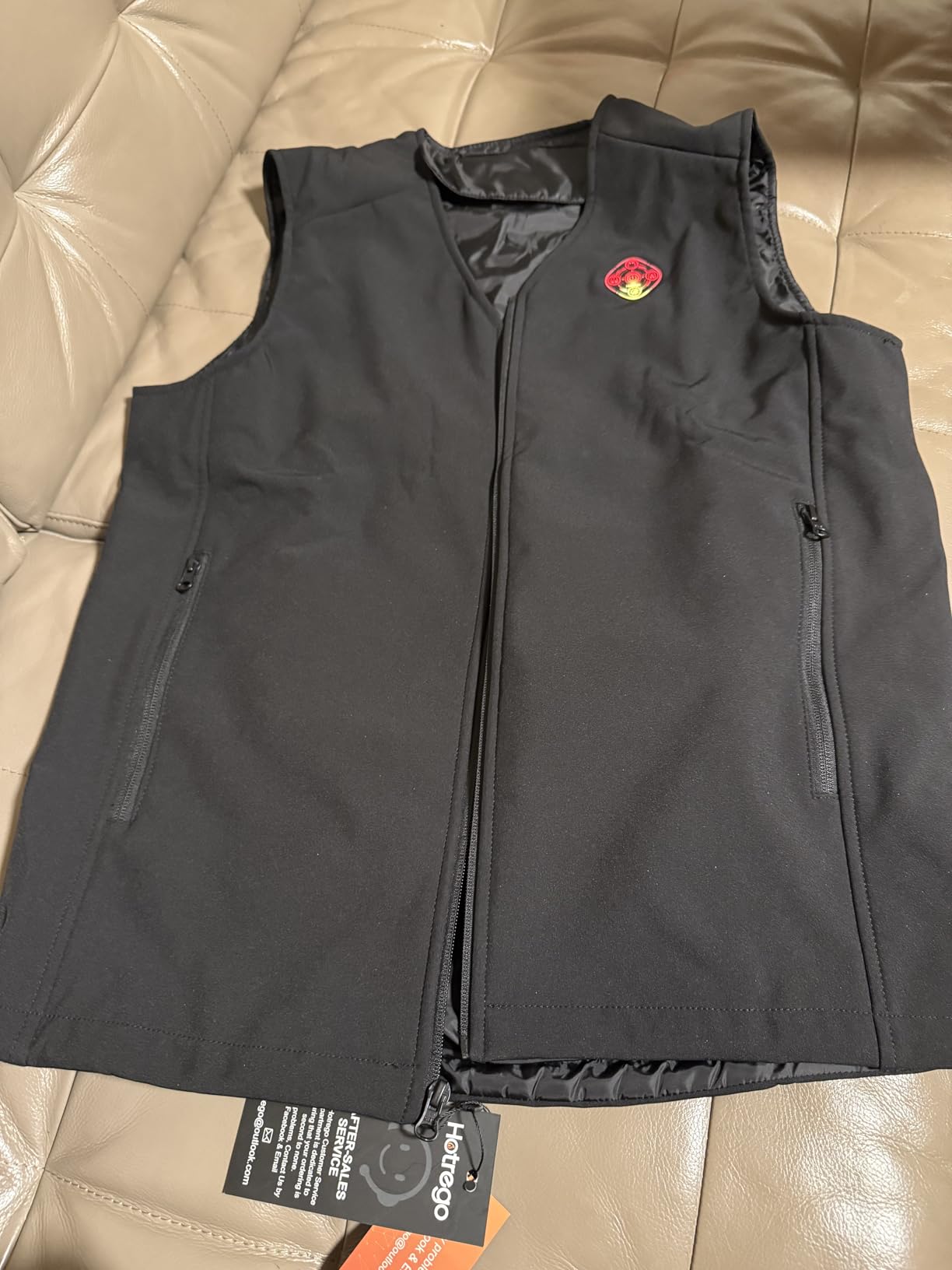 Heated Vest For Men with Battery Pack, Electric Heated Jacket, Smart Controller with Light-Out Design customer photo 2