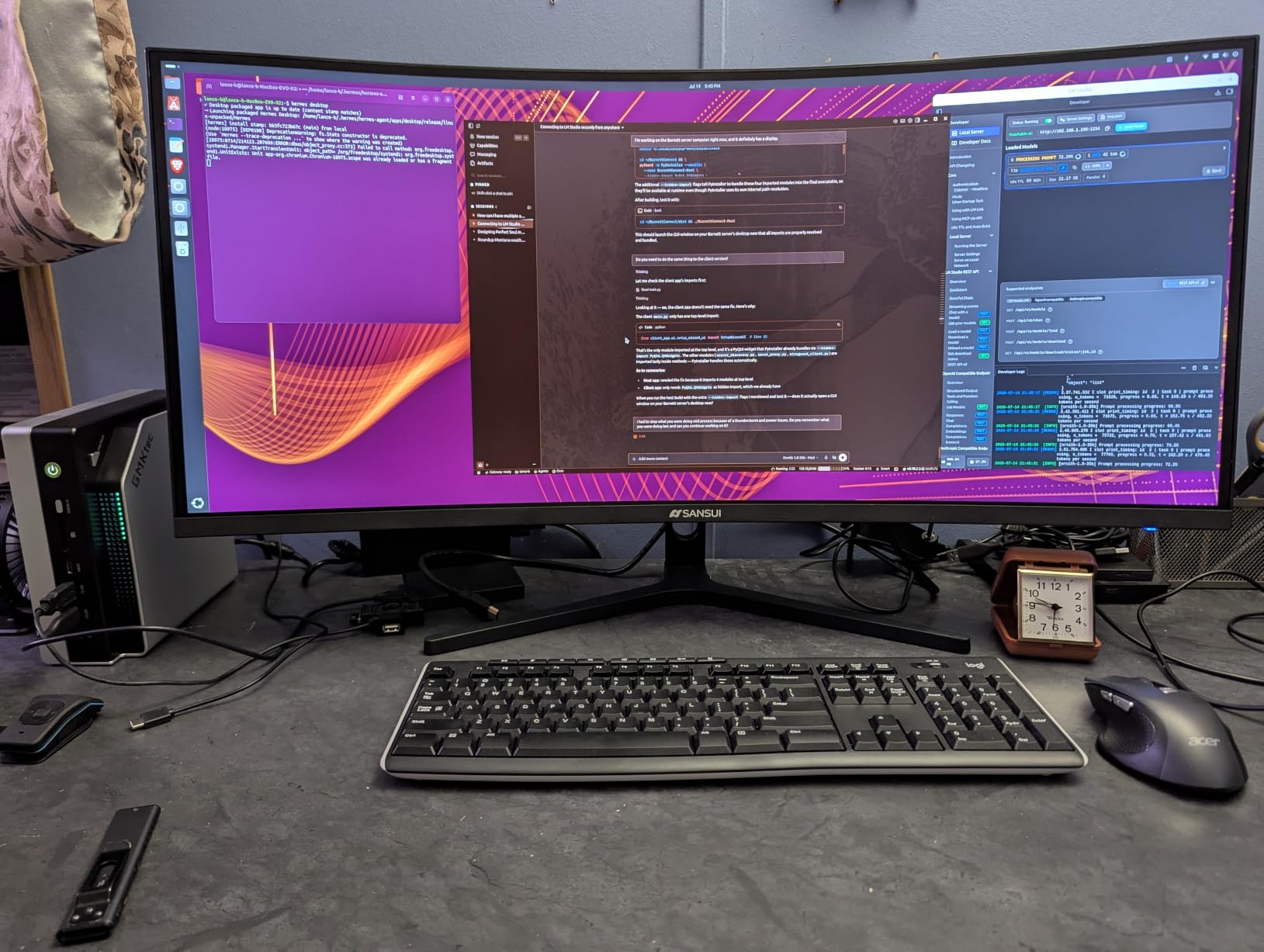 SANSUI Curved Monitor 27 inch 120Hz USB Type-C Computer Monitor | with Speakers Built in丨FHD 1080p丨HDR丨110% sRGB丨1500R丨VESA Compatible,for Tablet,Desktop,Laptop and PC Work Gaming customer photo 1