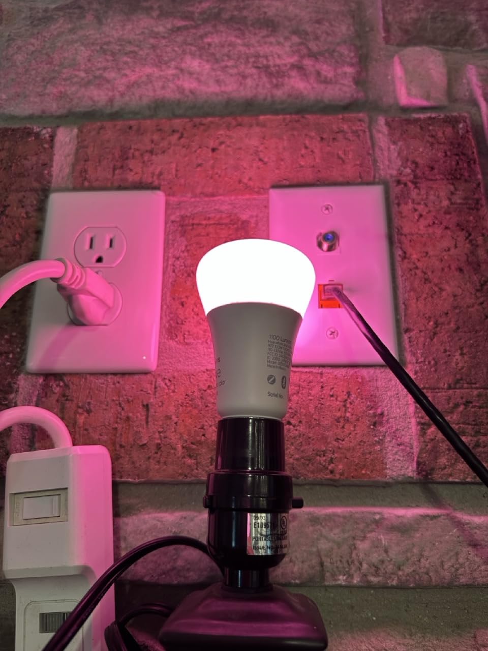 Philips Hue Smart Light Bulbs Starter Kit, Includes (1) Bridge, (2) 75W A19 Bulbs, White and Color Ambiance LED Color Changing Lights, 1100LM, E26, Control with App or Voice Assistant customer photo 1