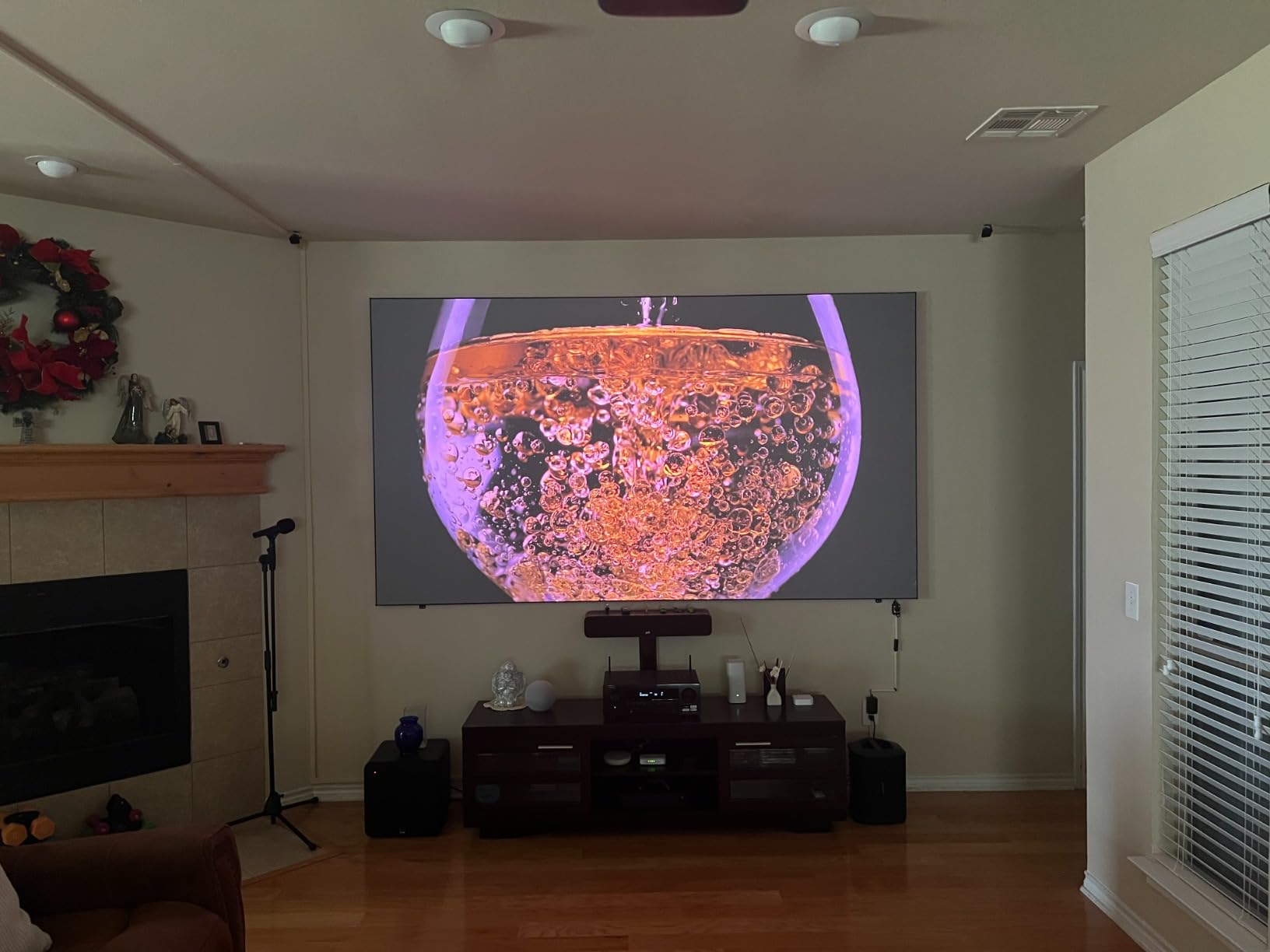 JMGO N1S Ultimate Triple Laser 4K Projector, 3300 ISO Lumens, Google TV customer photo 1