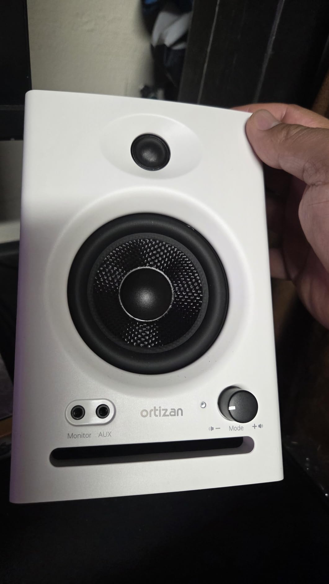Ortizan C7 Powered Studio Monitors Pair with Bluetooth 5.3, Black | FOR HOME STUDIOS – Compact active monitors for music production, content creation, gaming and desktop audio. customer photo 2