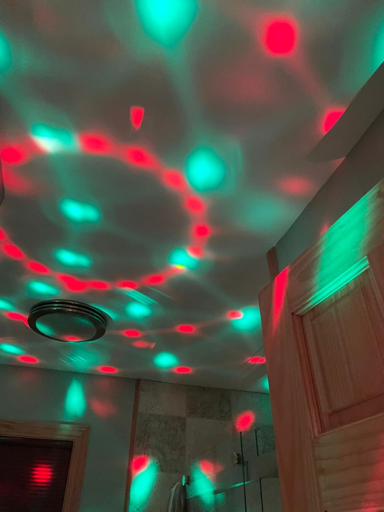 Disco Ball Light,Party Disco Strobe Ocean Star Projector Dj Dance Light Sound Activated with Remote Control Stage Rave for Parties Bar Birthday Wedding KTV Christmas Halloween Dancing Décor customer photo 2